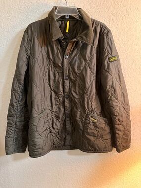 Barbour Olive Green Quilted Lightweight Jacket